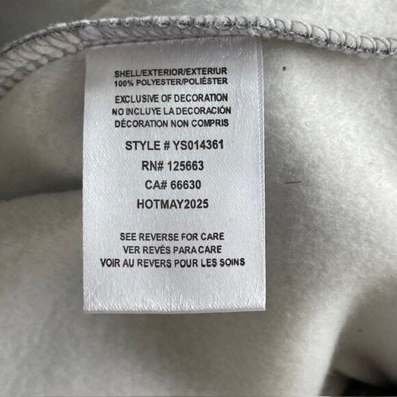 Yellowstone Dutton Ranch Logo Gray Hoodie Kangaroo Pocket - Size L - NWT - Picture 8 of 9